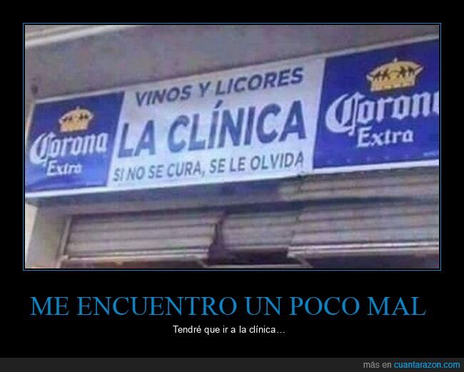 la clínica,licorería,nombres