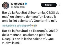Enlace a Indignación en la facultad de economía