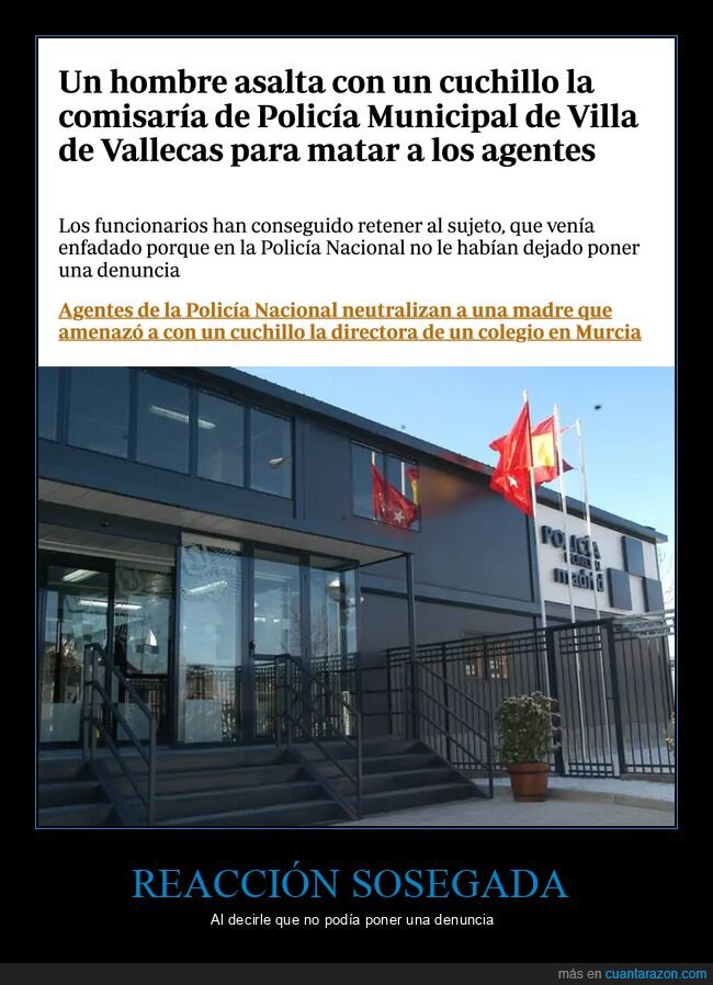 cuchillo,comisaría,denuncia