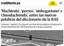 Enlace a Lo nuevo de la RAE