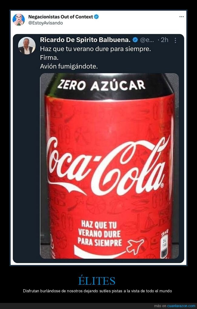 avión,chemtrails,cocacola,conspiranoicos,negacionistas