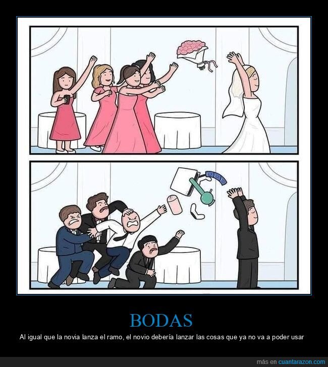 boda,ramo,lanzar