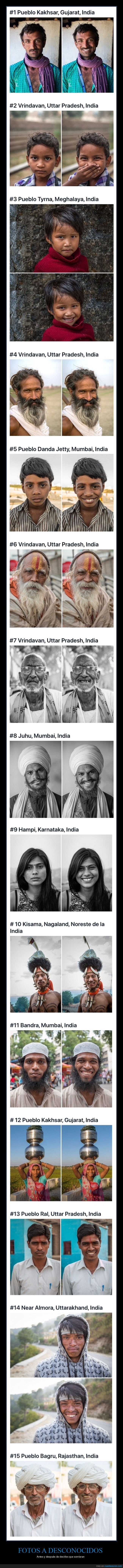 fotografías,desconocidos,sonrisas