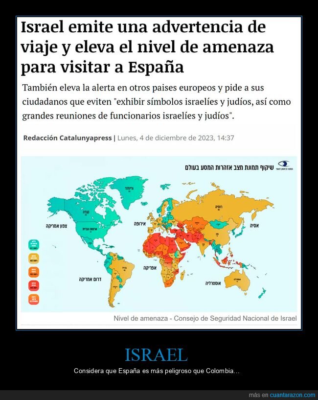 israel,españa,amenaza