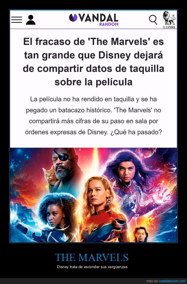 the marvels,disney,datos,taquilla