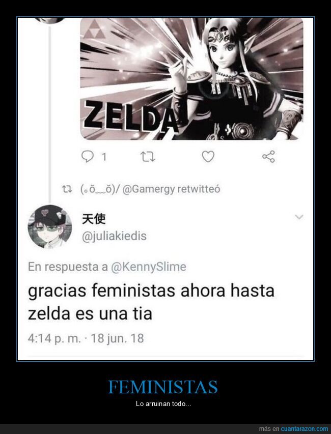 fails,feministas,zelda