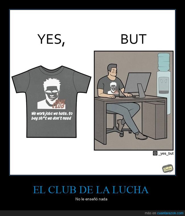 el club de la lucha,camiseta,trabajo