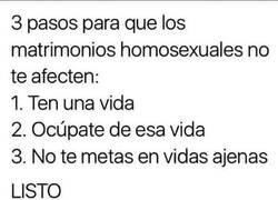 Enlace a Tres sencillos pasos