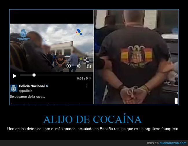 coca,incautación,franquista,policía