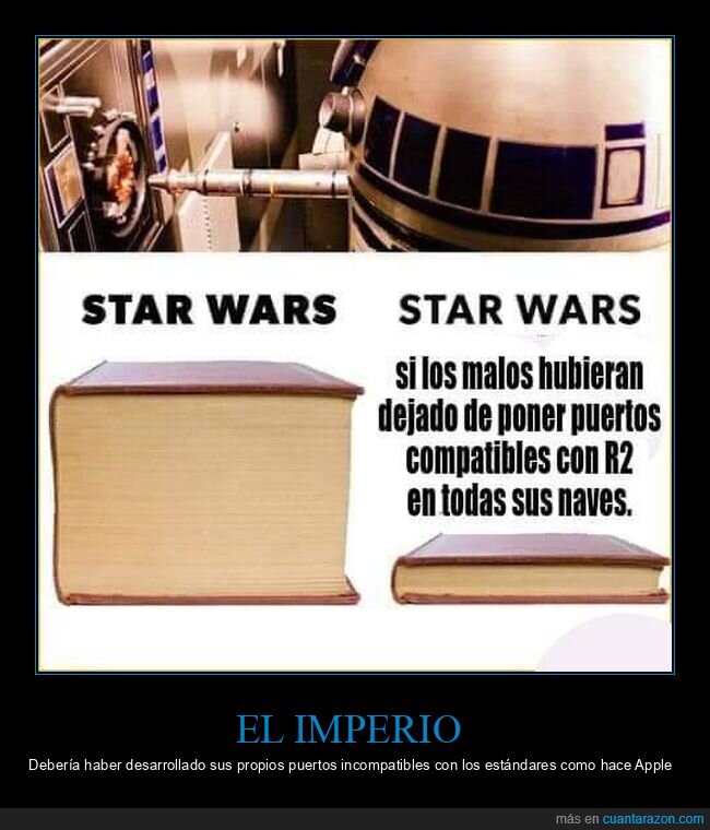 star wars,r2d2,puertos,compatibles