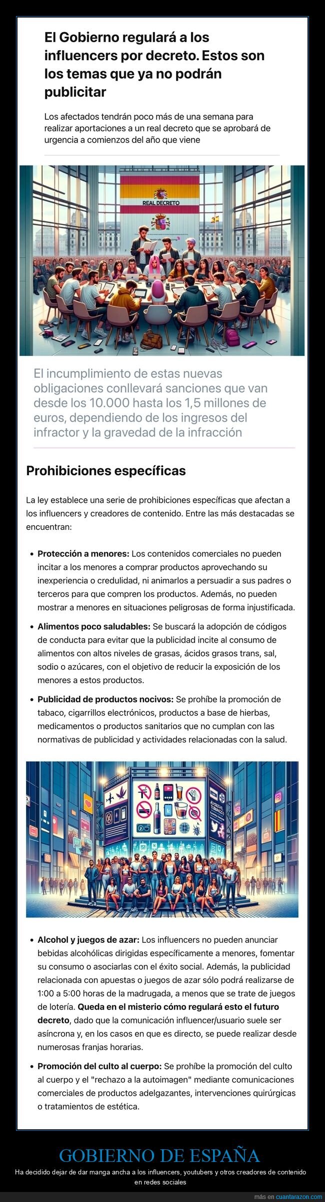 gobierno,regular,influencers