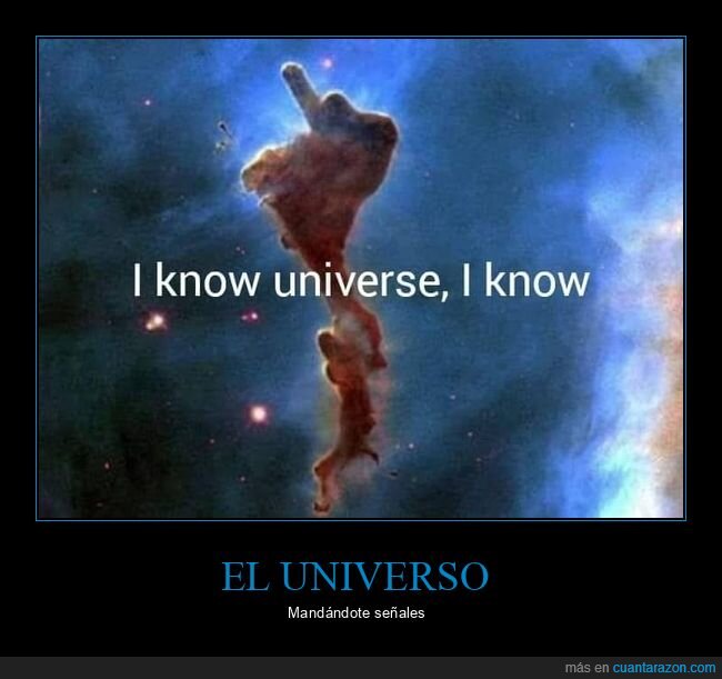 universo,dedo