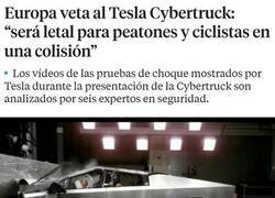 Enlace a El Cybertruck no es apto para conducir por Europa