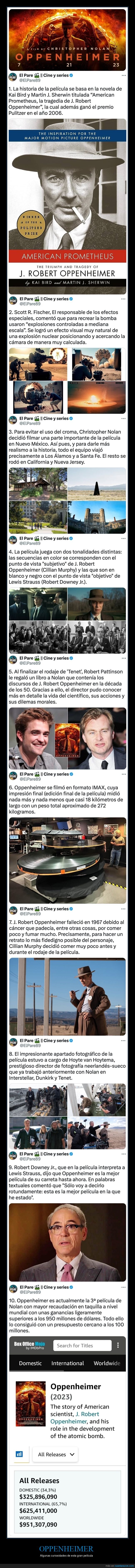 oppenheimer,curiosidades
