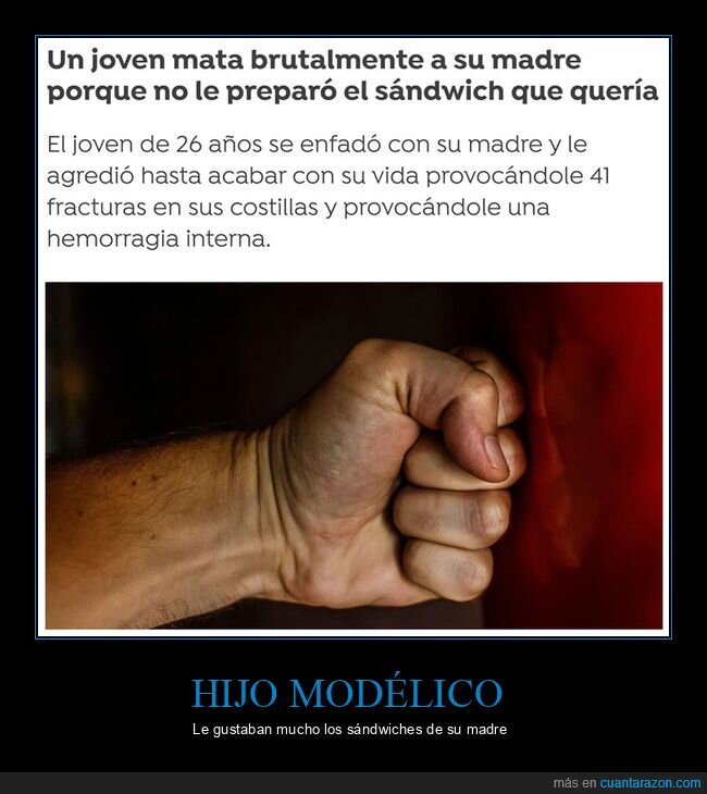 sándwich,matar,madre