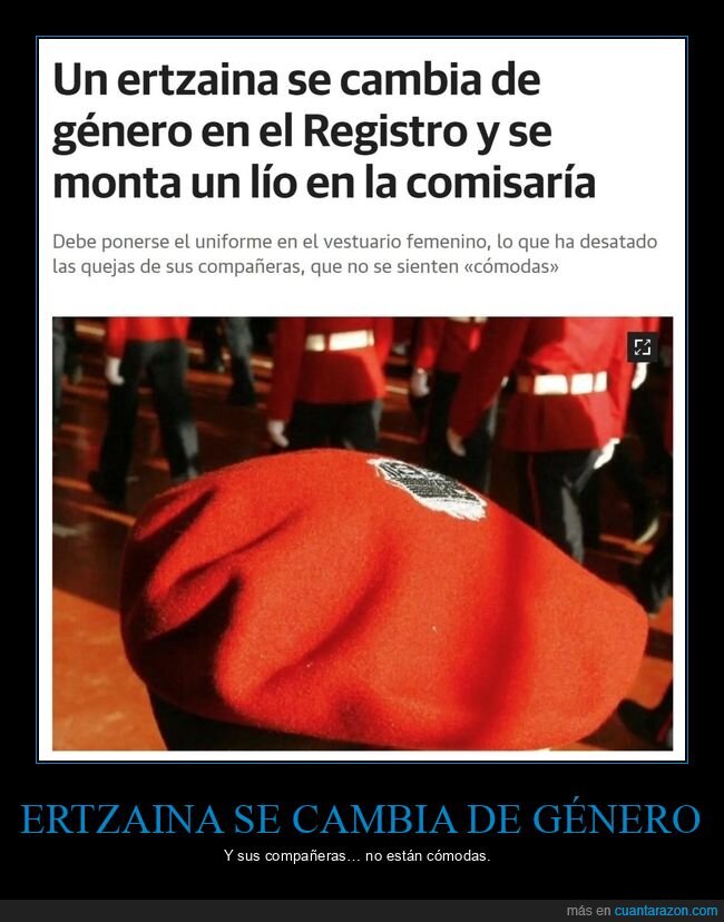 ertzaina,cambio de género,compañeras