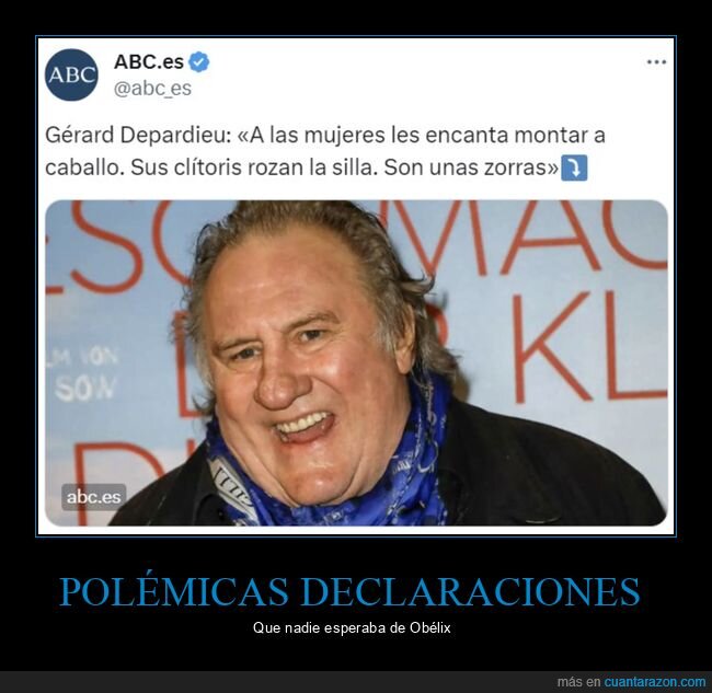 gérard depardieu,mujeres,caballo