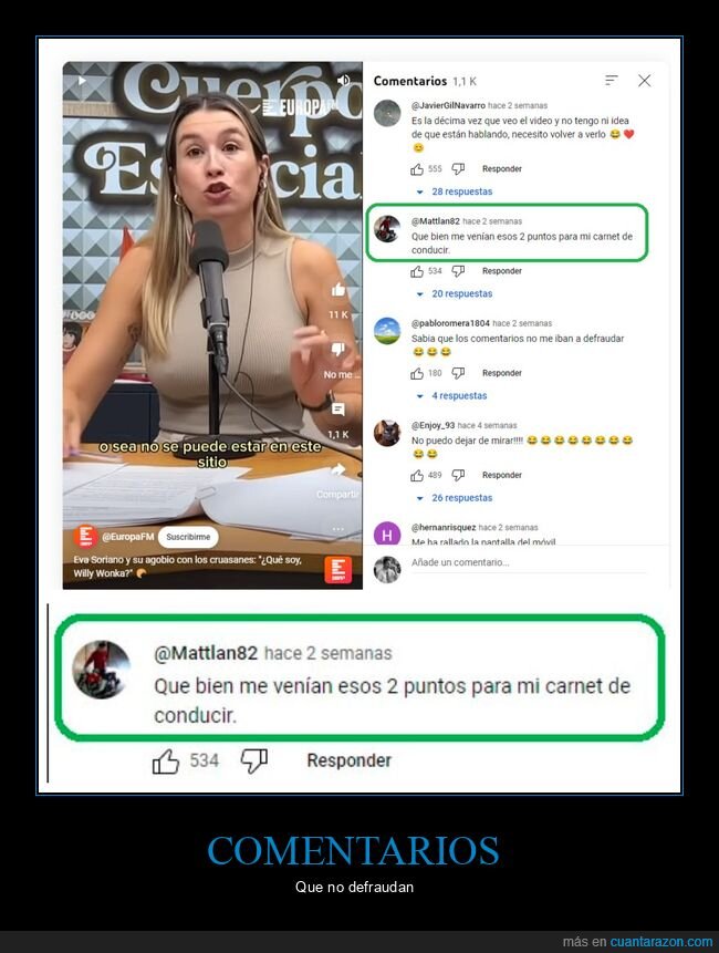 2 puntos,carnet de conducir