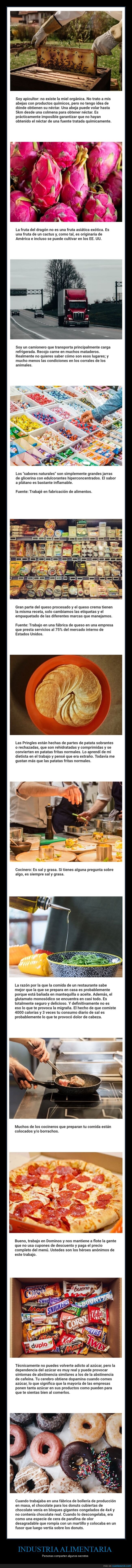 industria alimentaria,secretos