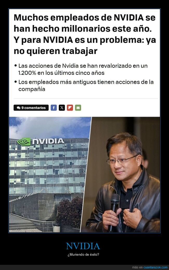 nvidia,empleados,millonarios,trabajar