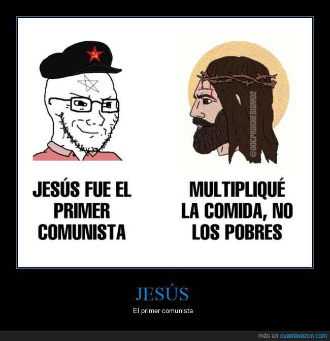 comunista,jesus,multiplicar,comida,pobres