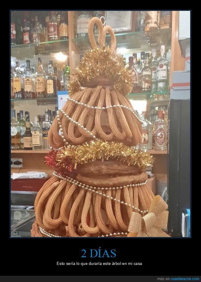 arbol,navidad,churros