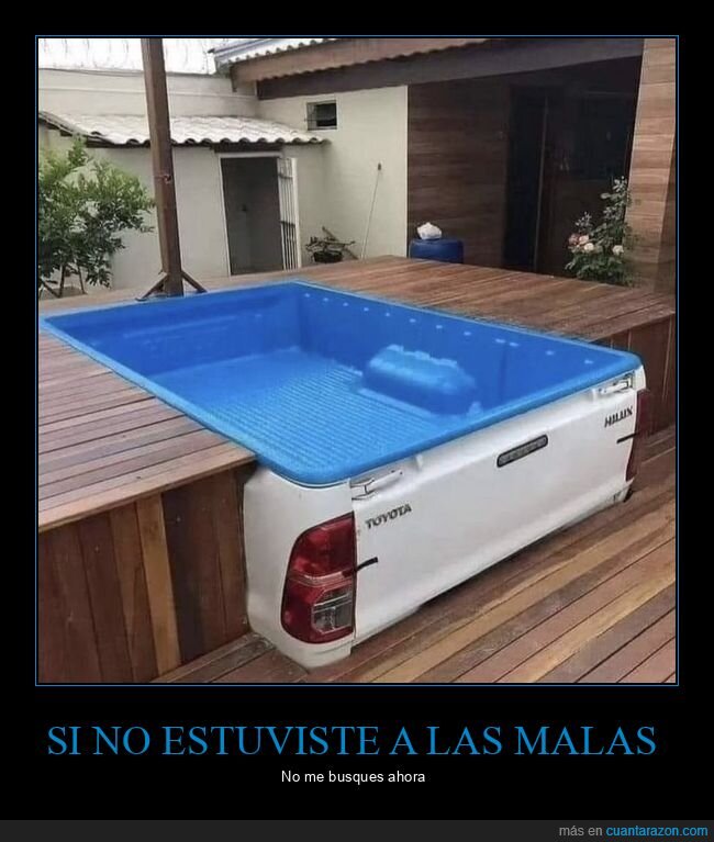 jacuzzi,pickup,coche,terraza