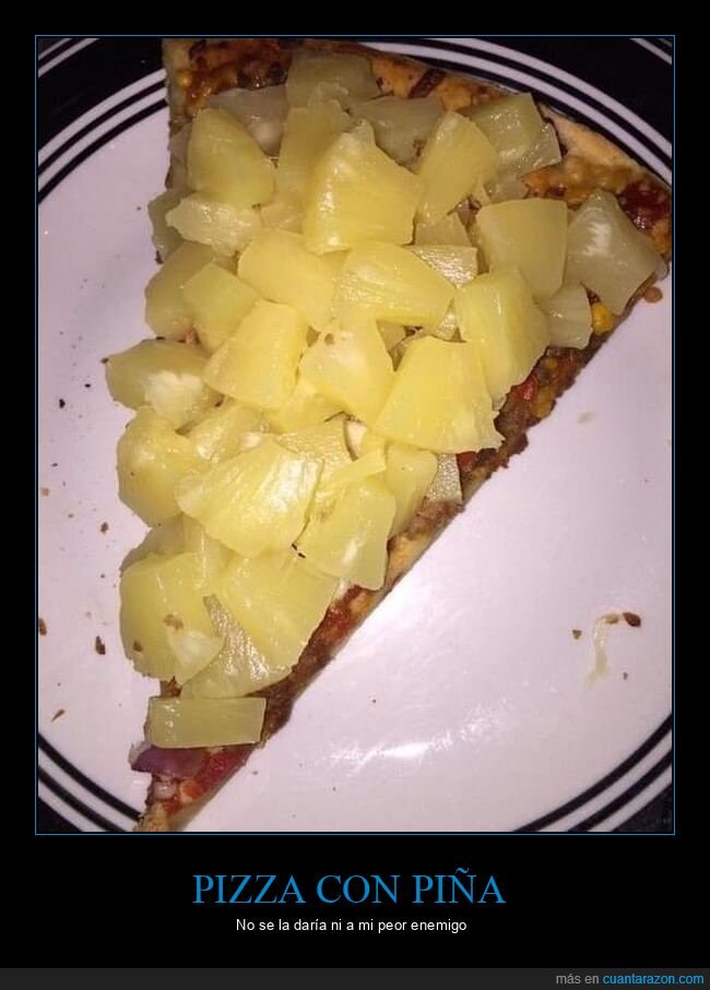 pizza,piña