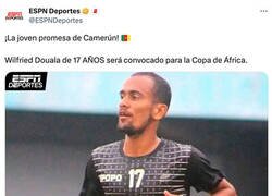 Enlace a La nueva promesa de Camerún, este jovencito de 17 años