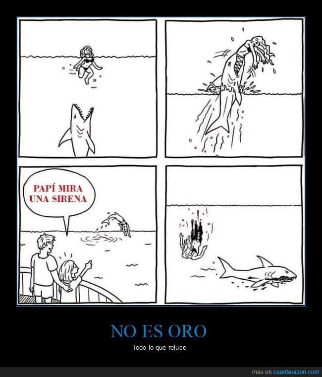 sirena,tiburon,mordida