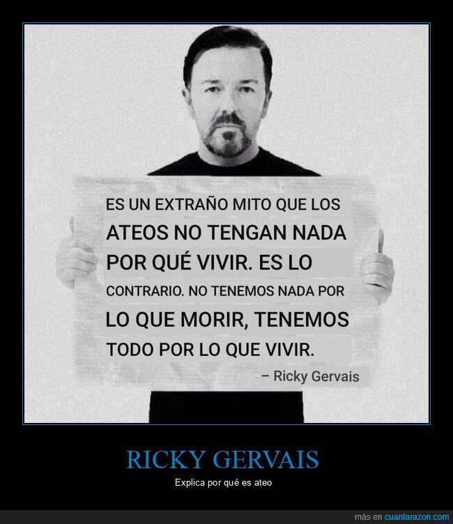 ricky gervais,ateo