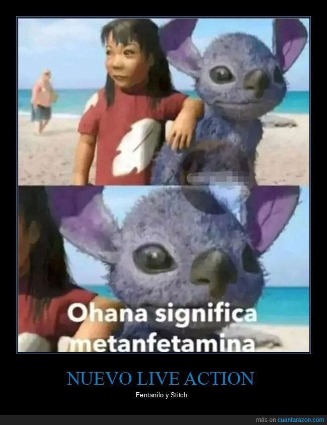lilo y stitch,metanfetamina