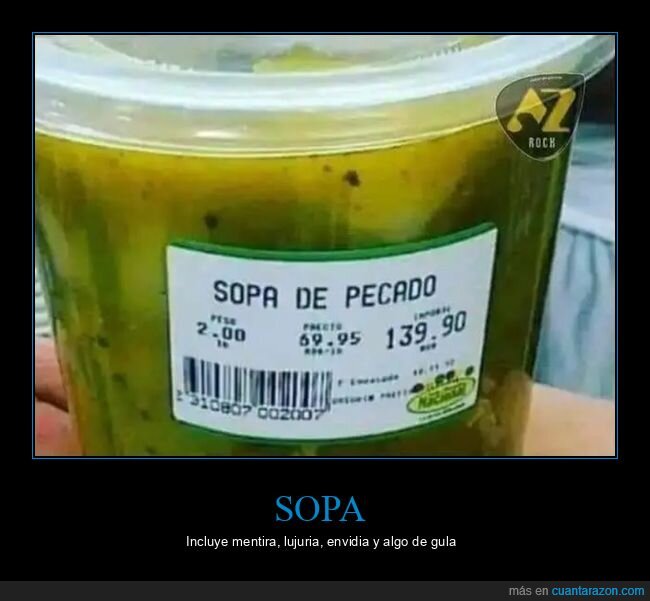 fails,pecado,sopa