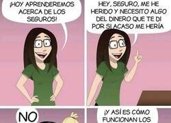 Enlace a Aprendiendo cómo funcionan los seguros