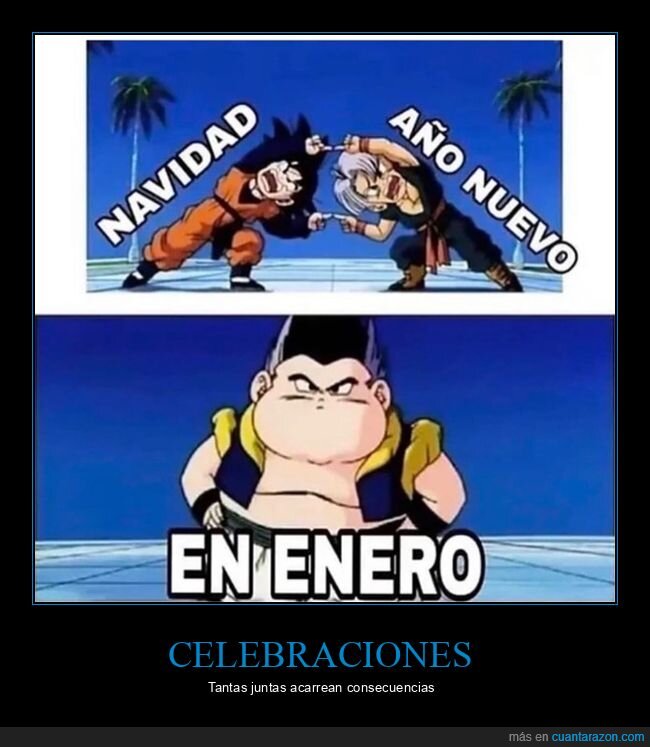 navidad,año nuevo,fusión,dragon ball