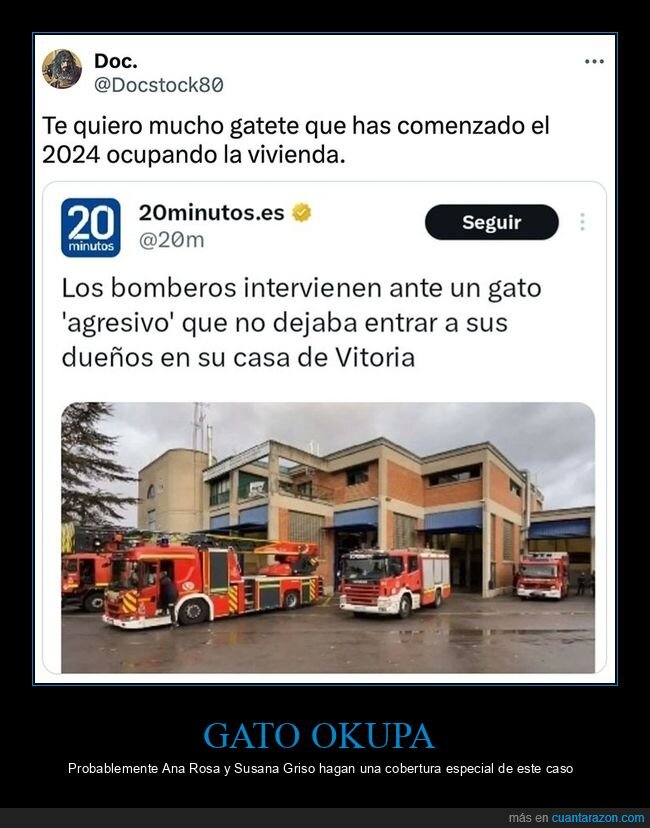 bomberos,casa,entrar,gatos