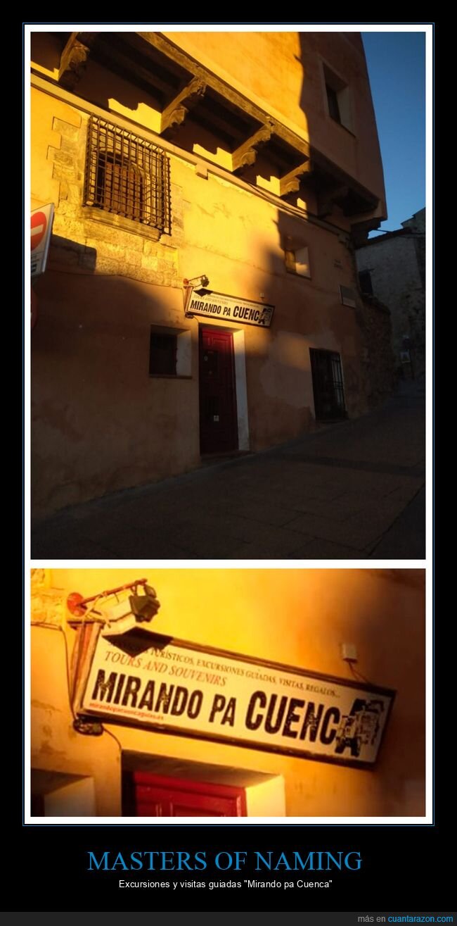excursiones,mirando pa cuenca,nombres