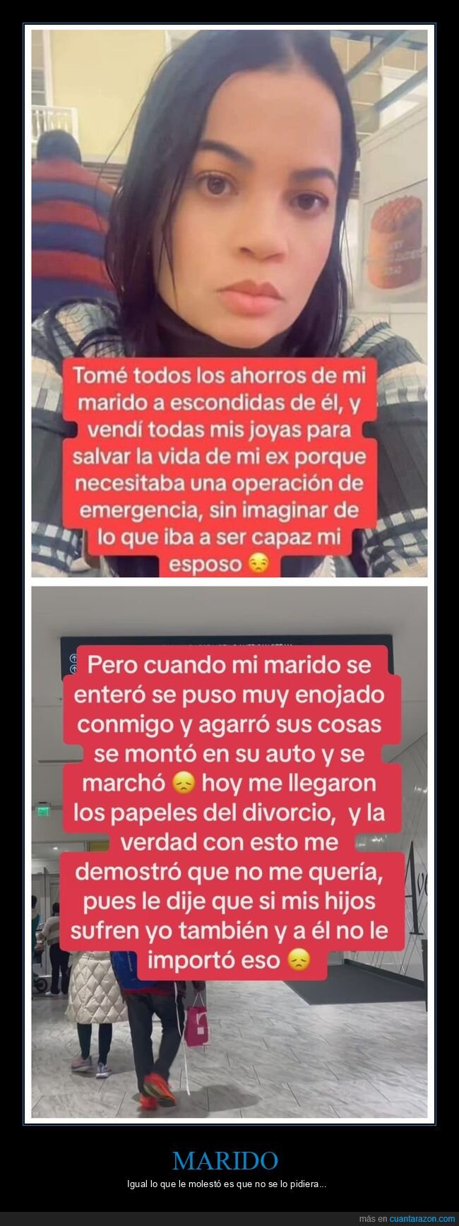 marido,ex,ahorros,operación