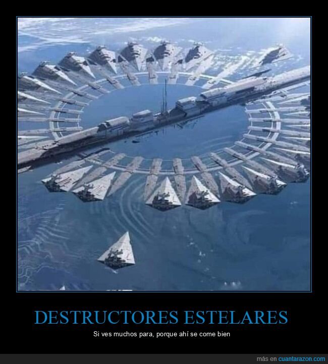 destructores estelares,comer,star wars