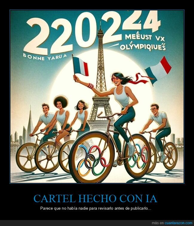 cartel,ia,juegos olímpicos