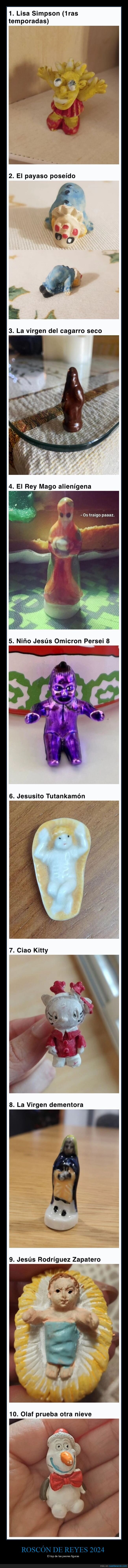 roscón de reyes,figuras,peores