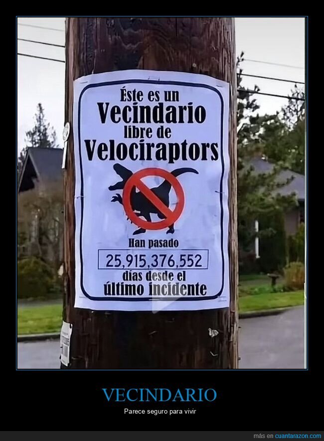 vecindario,velociraptors,carteles