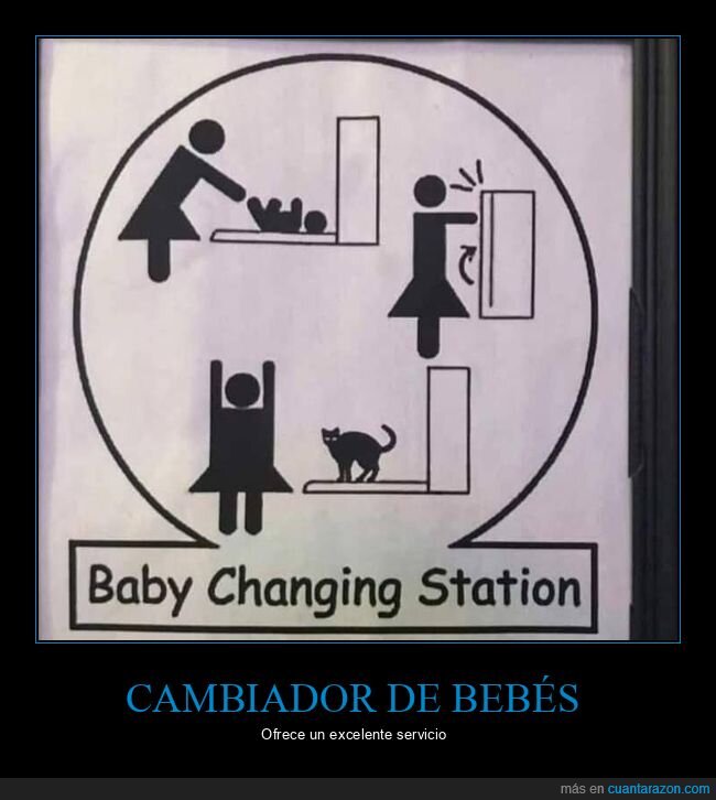 bebés,cambiador,gato