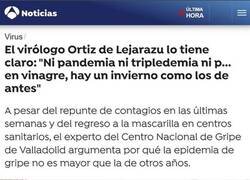 Enlace a Virólogo dejando las cosas claras