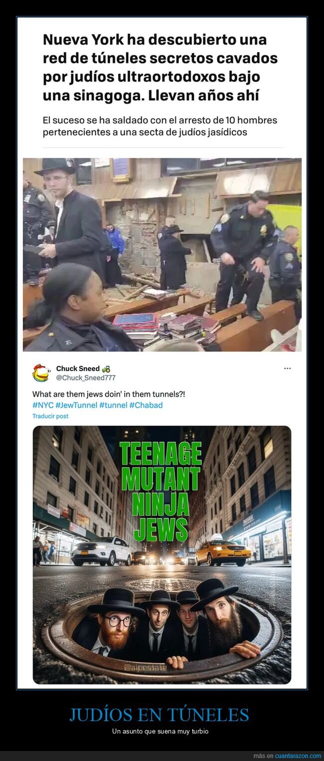 judíos,túneles,wtf
