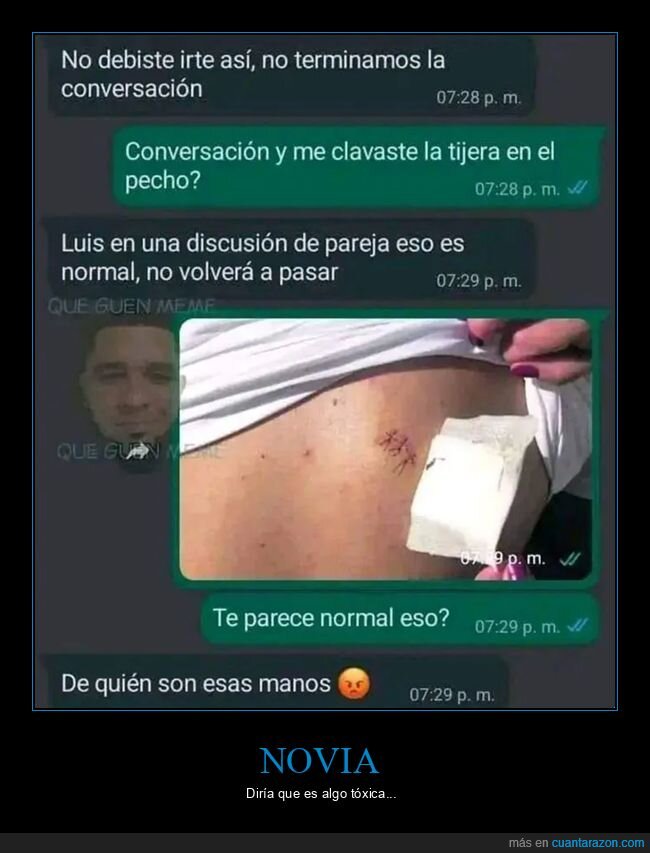 manos,novia,pareja,tijeras,tóxica,whatsapp