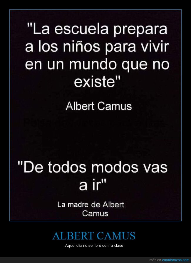 albert camus,colegio,madre,niños