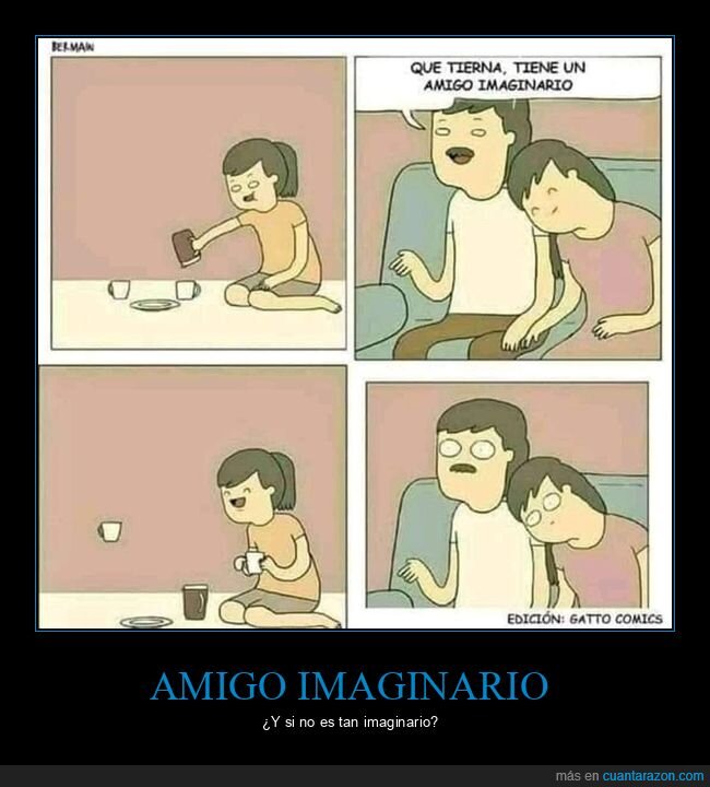 amigo imaginario,padres,hija