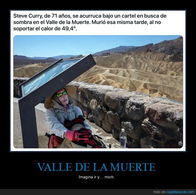 valle de la muerte,calor,morir