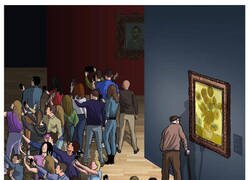 Enlace a Las ilustraciones de este artista iraní en homenaje a Van Gogh